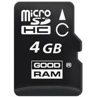 Карта памяти GOODRAM 4Gb microSDHC class 10 (SDU4GHCGRR10)