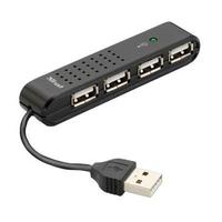 Концентратор TRUST Vecco 4 Port USB 2.0 Mini Hub (14591) image 1
