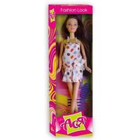 Кукла ToysLab Мода. Ася брюнетка в платье в горошек, 28 см (35015)