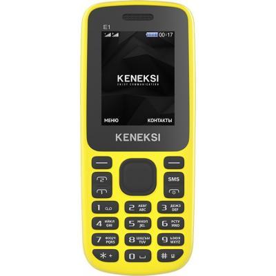Мобильный телефон Keneksi E1 Yellow (4602009352218)