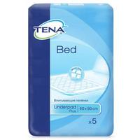 Пеленки для младенцев Tena Bed Normal 60х90 см 5 шт (7322540576382) image 1