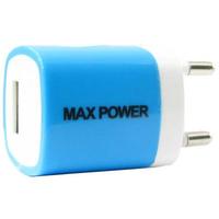 Сетевое зарядное устройство MaxPower One 1A Blue (33830) image 1