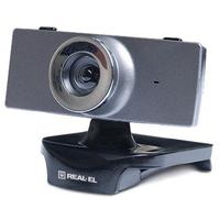 Веб-камера REAL-EL FC-140, grey